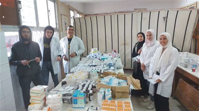 جامعة الزقازيق تختتم أعمال القافلة الطبية بفحص 1760 حالة من أهالي قرية هربيط بمركز أبوكبير