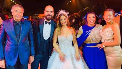 أبرزهم المستشار سامح عبد الحكم.. نجوم المجتمع يشهدون حفل  زفاف كريمة رجل الأعمال الراحل ماهر نصيف 