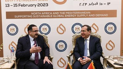 وزير البترول المصري يبحث مع رئيس سلطة الطاقة الفلسطيني سبل التعاون