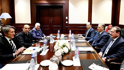 وزير البترول يستقبل مدير الاستكشاف بشركة إيني الايطالية