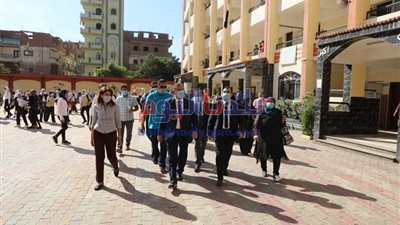 محافظ المنوفية يتفقد وحدة مرور قويسنا الجديدة