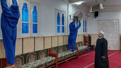 استعدادا لشهر رمضان.. بالصور أوقاف القليوبية تطلق حملة لنظافة المساجد