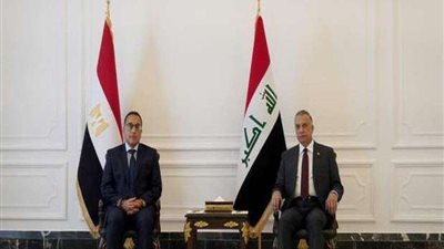 رئيس الوزراء يلقي كلمة أمام منتدى الأعمال المصري العراقي