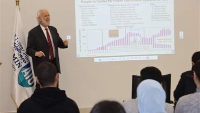 جامعة العلمين الدولية تستقبل وفدًا من جامعة ڤيرچينيا تك الأمريكية