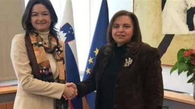 سفيرة مصر في ليوبليانا تبحث تعزيز العلاقات الثنائية مع وزيرة خارجية سلوفينيا