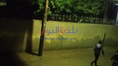 سقوط أمطار خفيفة على مدينة المحلة