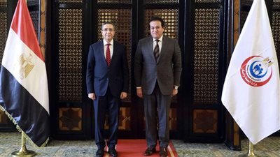 وزير الصحة يستقبل سفير دولة الهند لدى مصر لبحث التعاون بالقطاع الصحي