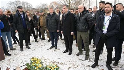 منذ اندلاع الحرب.. وزير الخارجية الإسرائيلي يزور كييف: نحن مع أوكرانيا