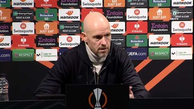 تصريحات مدرب مانشستر يونايتد قبل مواجهة برشلونة في الدوري الأوربي