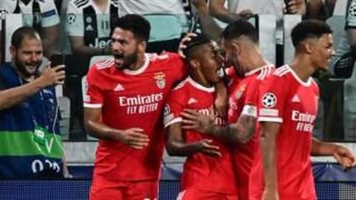 تشكيل بنفيكا الرسمي  أمام كلوب بروج في دوري أبطال أوروبا