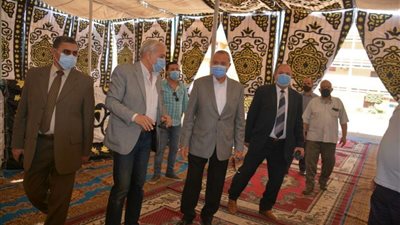 محافظ القليوبية يتفقد مقرات اللجان الانتخابية قبل انطلاق انتخابات النواب غدا