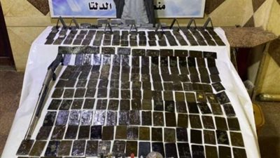 ضبط كمية من المخدرات بقيمة أكثر من 2 مليون جنيه قبل ترويجها بالبحيرة
