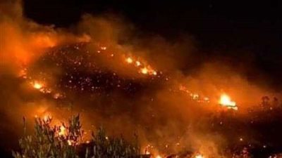 شاهد.. حرائق ضخمة تضرب عدة مدن بالجزائر