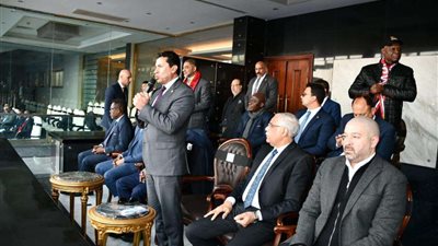 وزير الرياضة يفتتح بطولة إفريقيا للشباب با ستاد القاهرة الدولي