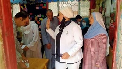 النائبة سولاف درويش تُدلي بصوتها في انتخابات مجلس النواب بقليوب