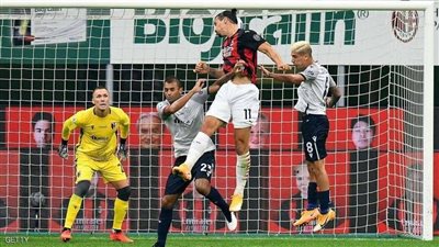 إبراهيموفيتش يسجل هدفا قاتلا ويقود ميلان للتعادل أمام فيرونا بالدوري الإيطالي
