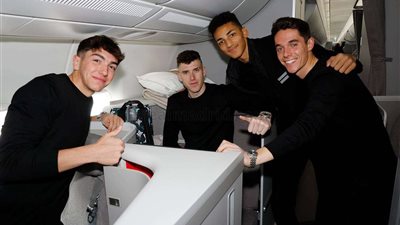 بعثة ريال مدريد تطير إلى إنجلترا لمواجهة ليفربول في دوري أبطال أوروبا