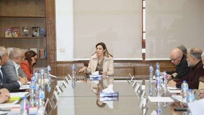وزيرة الثقافة تشهد فعاليات اجتماع قيادات الوزارة لوضع خطة فعاليات القطاعات