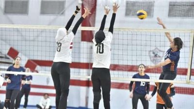 سيدات طائرة الزمالك يهزمن سبورتنج في نصف نهائي الدوري الممتاز