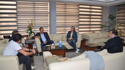 الجنايني يستقبل الخطيب في اتحاد الكرة