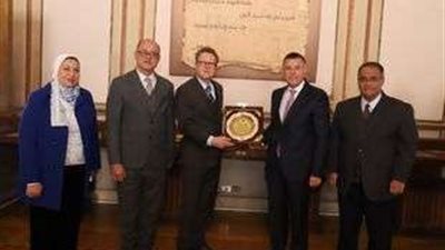 السفير الألماني بالقاهرة في ضيافة جامعة عين شمس لبحث سُبل التعاون