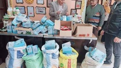 ضبط 2919 عبوة دواء بيطري منتهي الصلاحية بمراكز بيع الأدوية البيطرية بالشرقية