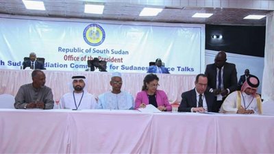 مصر شاهد على توقيع الحكومة السودانية والحركات والتنظيمات أطراف عملية السلام
