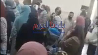 تجهمر موظفى مجلس مدينة طنطا أعتراضا على نقلهم لوحدة سبرباى