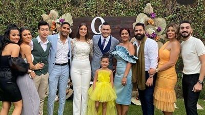 نشوب حريق بحفل خطوبة ابنة الحضري.. صور