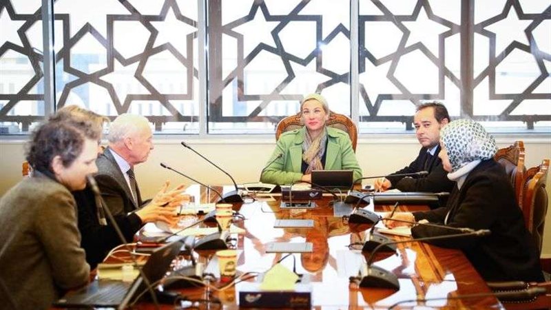 اجتماع وزير البيئة