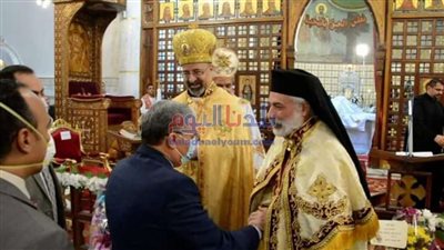 محافظ المنيا يشهد حفل تجليس الأنبا باسيليوس مطراناً لإبراشية الأقباط الكاثوليك