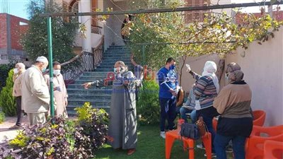 الطب الوقائي يصل إلى بسيون لفحص المخالطين لـ محمد صلاح