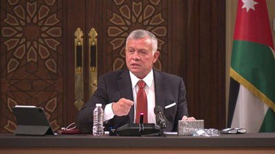 الملك عبد الله الثاني يشدد علي أهمية تكثيف جهود التهدئة بالأراضي الفلسطينية
