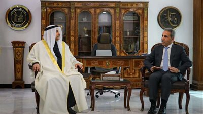 رئيس مجلس القضاء الأعلى العراقي يستقبل العسومي رئيس البرلمان العربي