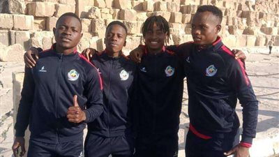 منتخب موزمبيق يزور الأهرامات قبل مغادرته مصر عقب المشاركة بأمم إفريقيا للشباب