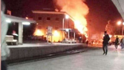 دون إصابات .. الحماية المدنية تسيطر على حريق بشادر مواد غذائية بالمنيا