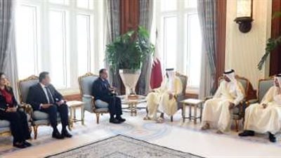 أمير دولة قطر يؤكد حرص الدولة على تعزيز العلاقات الاقتصادية