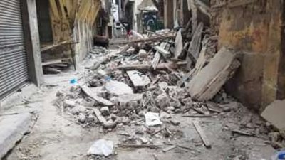 إصابة شخصين في انهيار سقف غرفة عقار بالطالبية