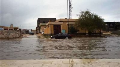 أمطار غزيرة وموجة باردة.. الطقس السىء يضرب شمال سيناء