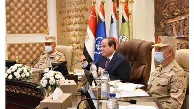 السيسي يحضر كشف الهيئة لطلبة الكليات العسكرية