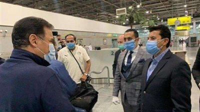 وزير الرياضة يستقبل بعثة منتخب مصر