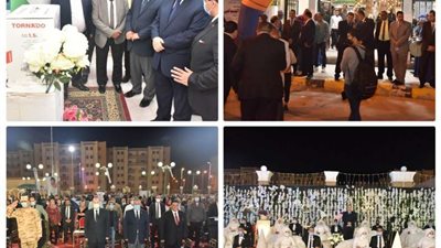 التضامن الاجتماعي تقيم حفل زفاف جماعي لـ 30 عروس