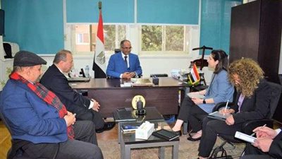 نائب وزير الإسكان لشئون البنية الأساسية يلتقى ممثلي البنك الدولي