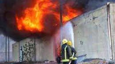 إصابة 3 أشخاص إثر اندلاع حريق بمخزن أنابيب بالجيزة