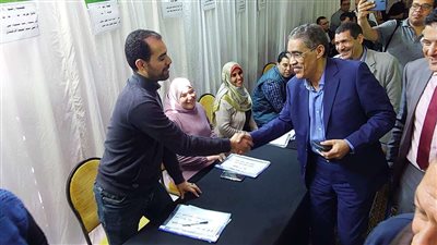 ضياء رشوان يصل لمقر انتخابات نقابة الصحفيين