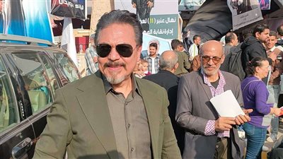أول ظهور لمحمد رياض من انتخابات نقابة المهن التمثيلية
