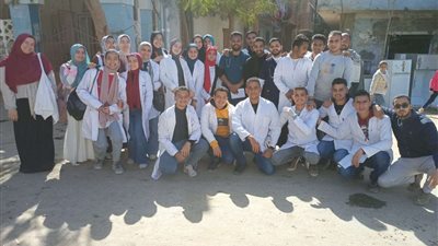 جامعة المنيا تطلق قافلة بيئية متكاملة لـ قرية المعصرة بالمنيا