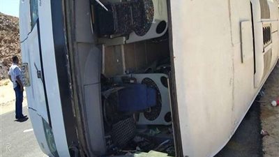 التفاصيل الكاملة في واقعة انقلاب أتوبيس طلاب على الأوتوستراد