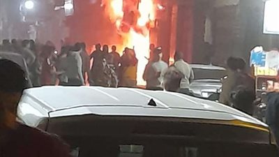 الحماية المدنية تسيطر على حريق بمحل تجاري بسوهاج