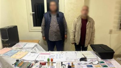 سقوط عصابة تزوير محررات وأختام المصالح الحكومية في كلبش أمن القاهرة